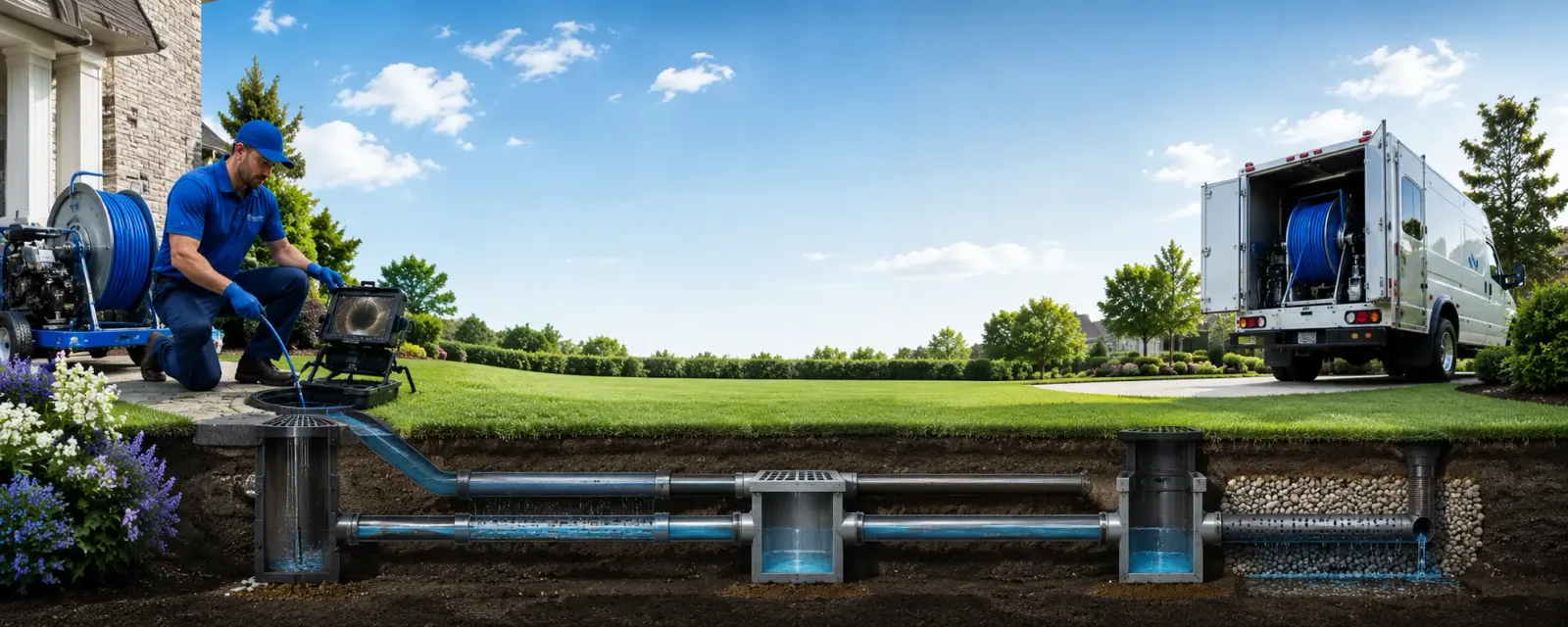 Outdoor drain cleaning information for Campbell Hill, IL